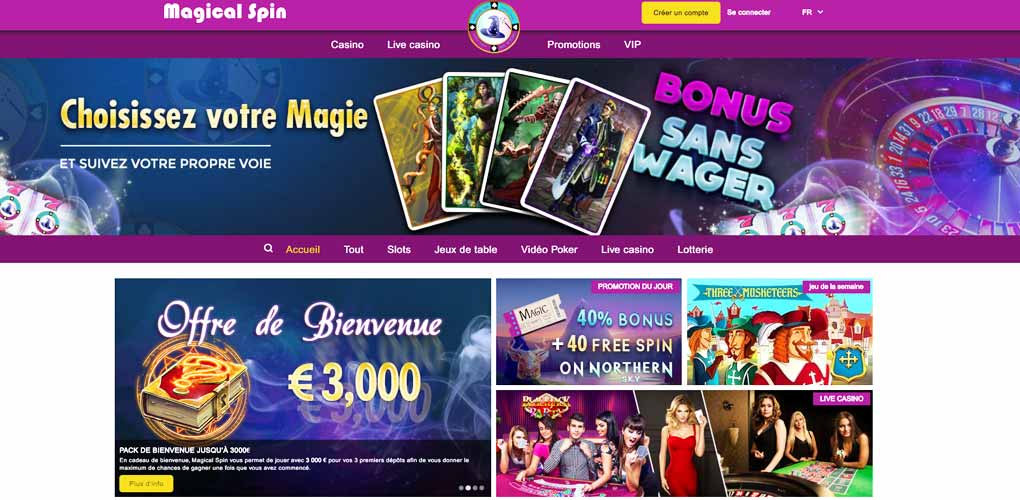 Magical Spin Avis : Découvrez le Monde Envoûtant du Casino en Ligne